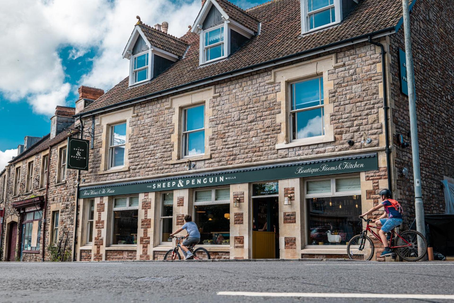 The Sheep And Penguin Hotel Wells Exterior foto